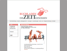 Tablet Screenshot of die-zeitgenossen.de